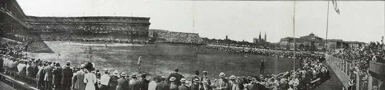 Opening game at Forbes Field, Pittsburgh, 1909
